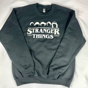 Stranger Things Glow in the Dark Sweatshirt-Brand New